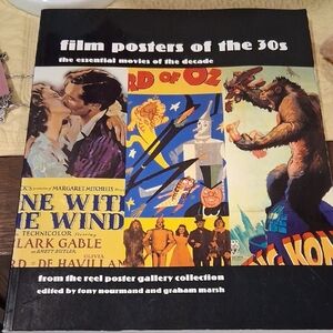 Film Posters of the 30s Hardcover Book - Black
